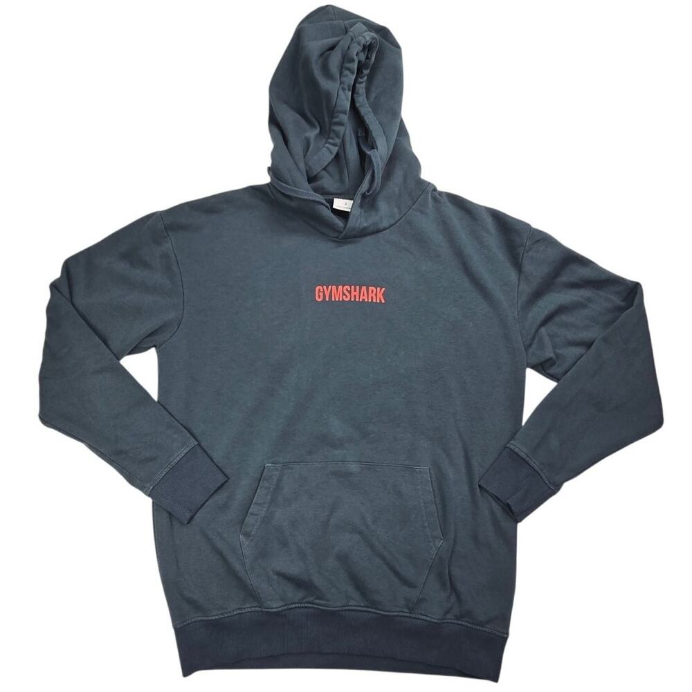 Gymshark Mens Lightweight Hoodie Small Green Pockets Athletic Athleisure